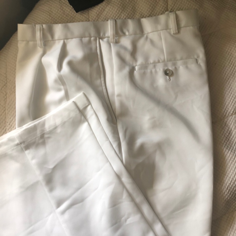 Haggar White Slacks